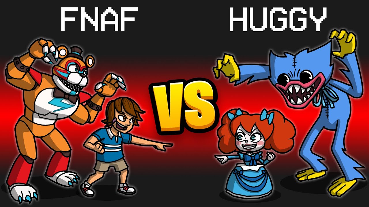 FNAF против POPPY PLAYTIME Mod в Among Us...