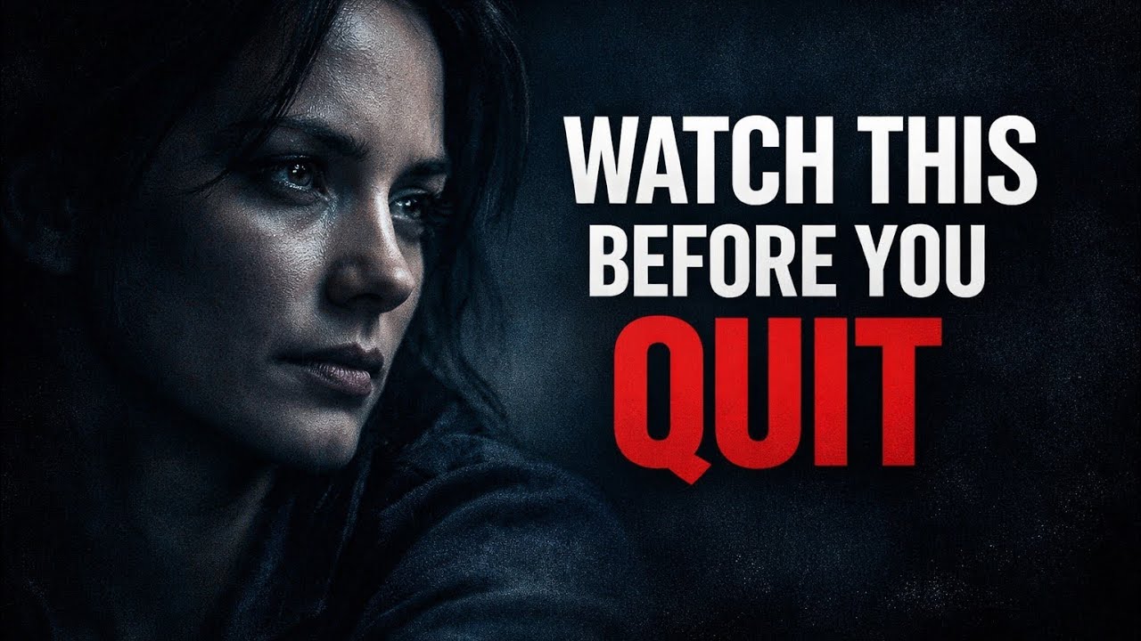 WATCH THIS BEFORE YOU QUIT | Powerful Motivation for Tough Times