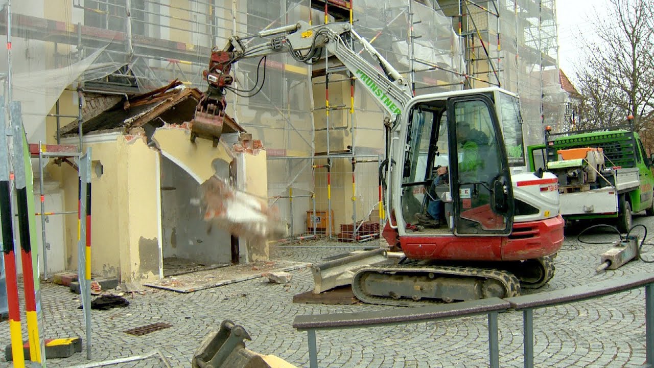 Abbrucharbeiten in Maria Vesperbild