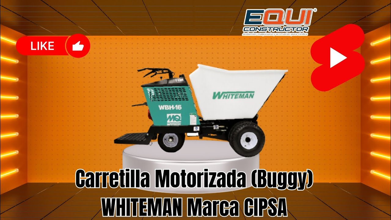 Carretilla Motorizada Buggy Whiteman Marca CIPSA
