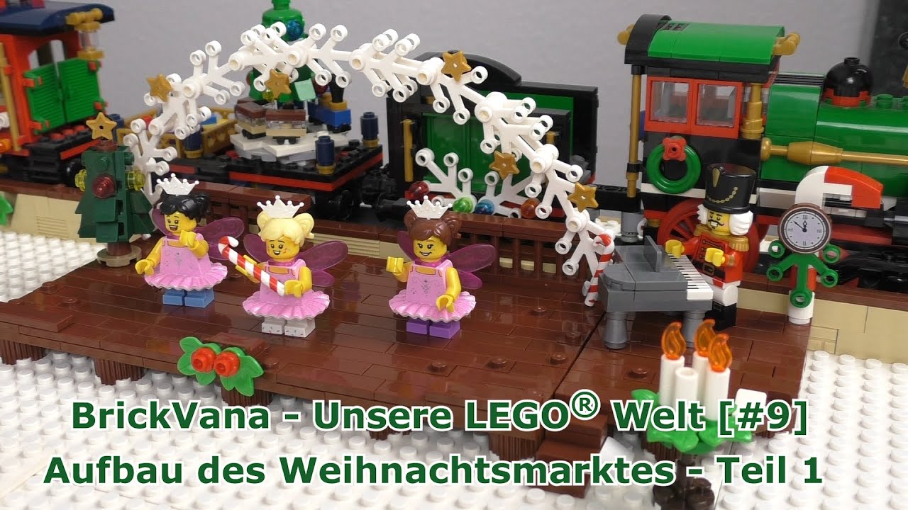 BrickVana &ndash; Unsere LEGO&reg; Welt [#9] | Aufbau des Weihnachtsmarktes - Teil 1