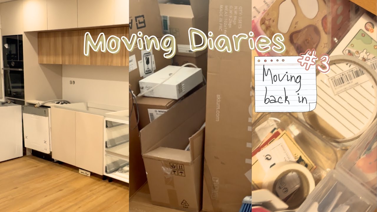 🚚Moving Diaries📦: Moving back in, last video 🏠 Organizing my drawers, new items & packing