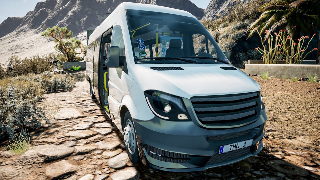 Mercedes Benz Sprinter - Dangerous Roads | Tourist Bus Simulator