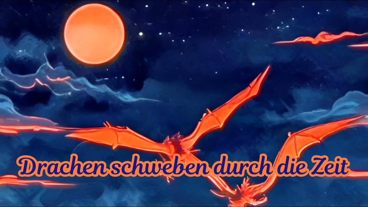 Drachen schweben durch die Zeit