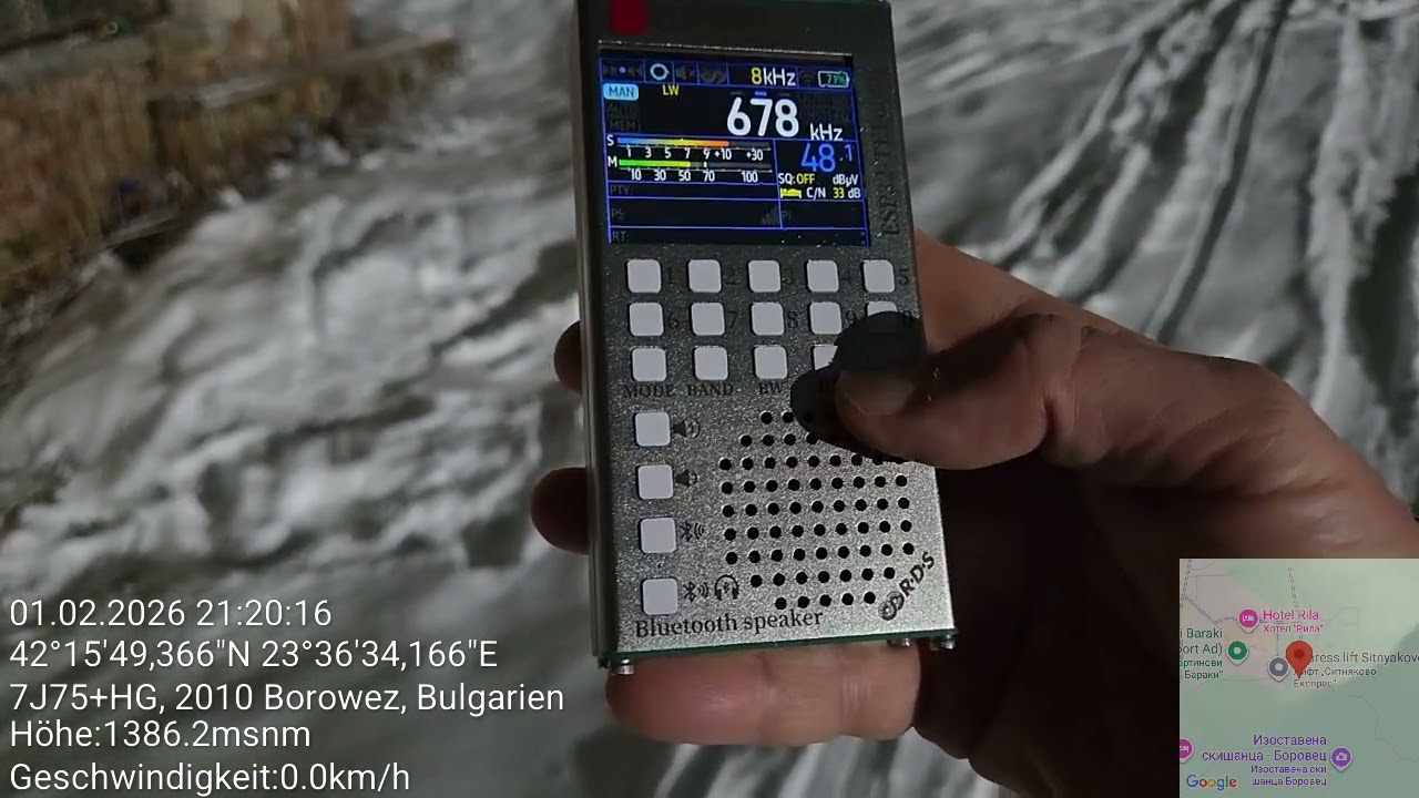 LW DX - English, Polish and Moroccan radio received in Borovec, SW Bulgaria