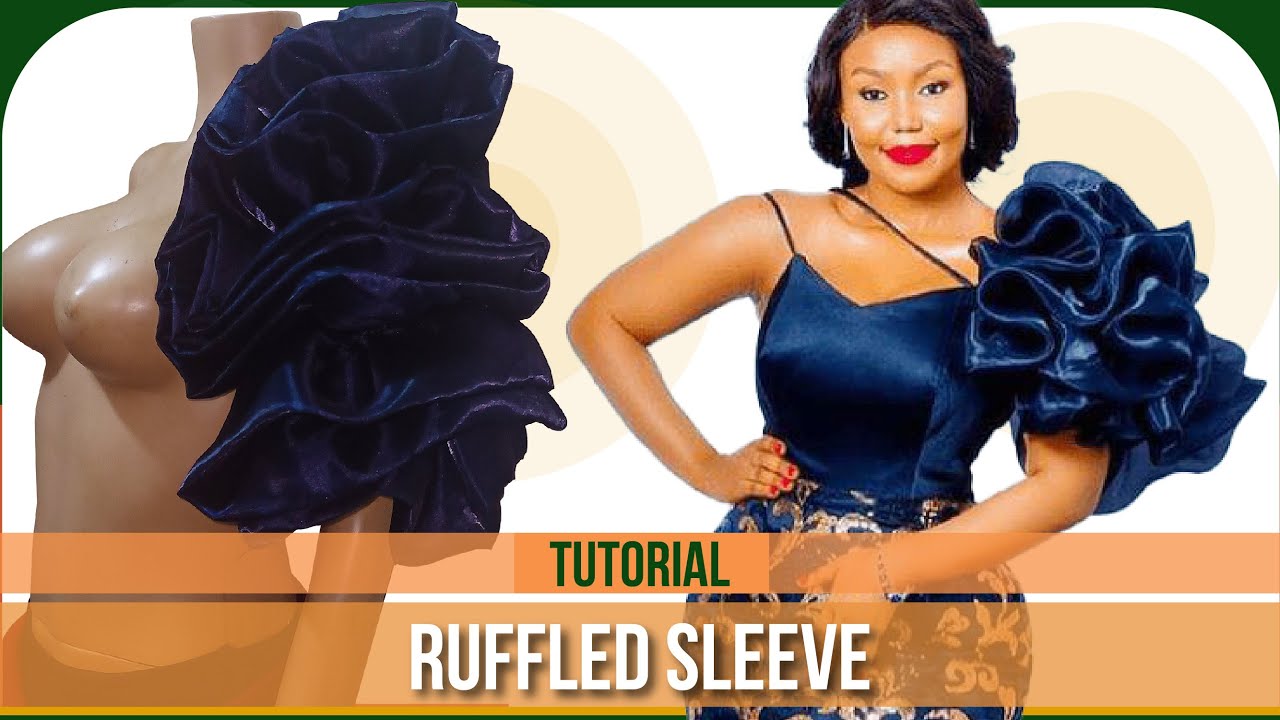 Exaggerated Spiral RUFFLE SLEEVE Tutorial