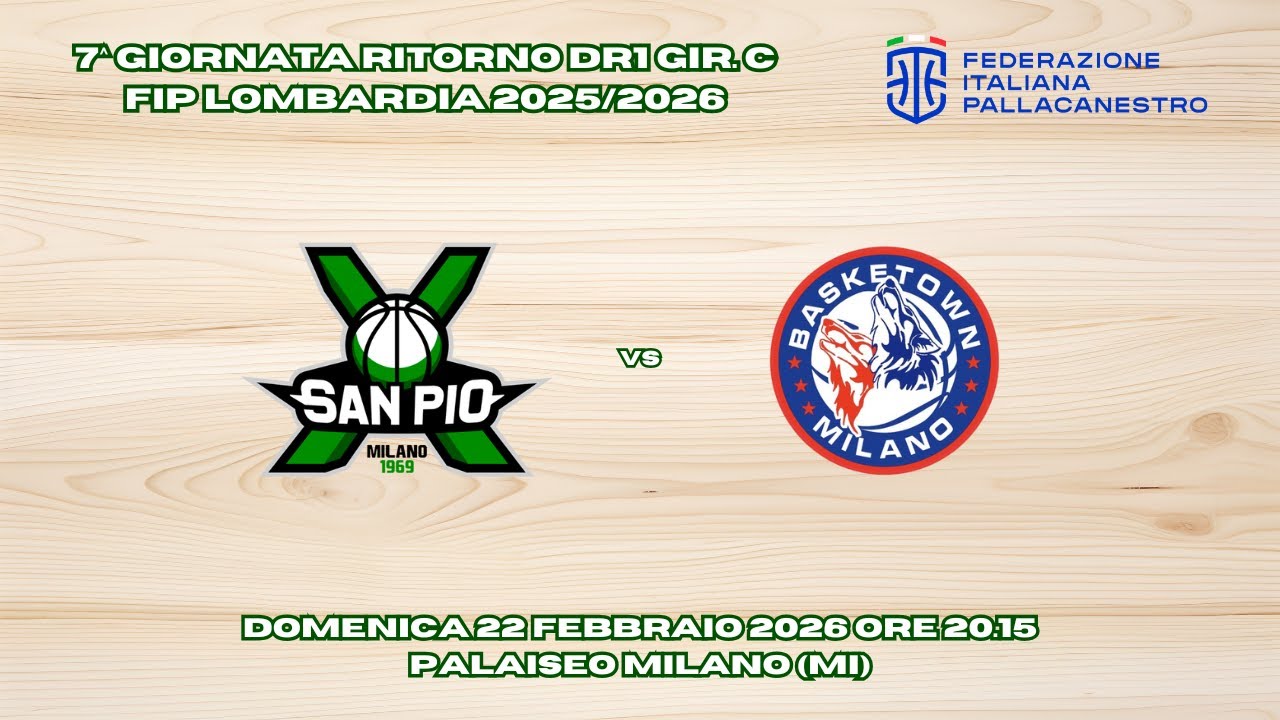 Velasca San Pio X Milano vs Basketown Milano