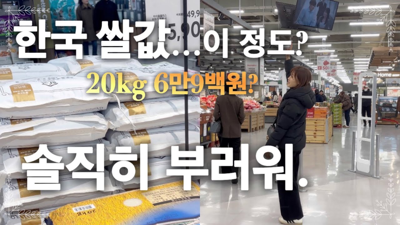 홈플러스 대 쇼핑! 한국 물가에 깜짝 놀랐다! 한국 생활 수준이 굉장히 높아. 