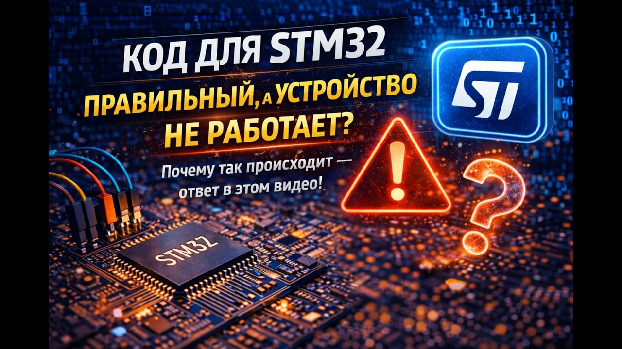 Почему код для STM32 “правильный”, а устройство всё равно не работает