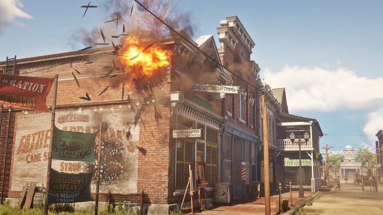 Fireworks vs Dynamite in Blackwater! | Red Dead PD (RDR2 RP)