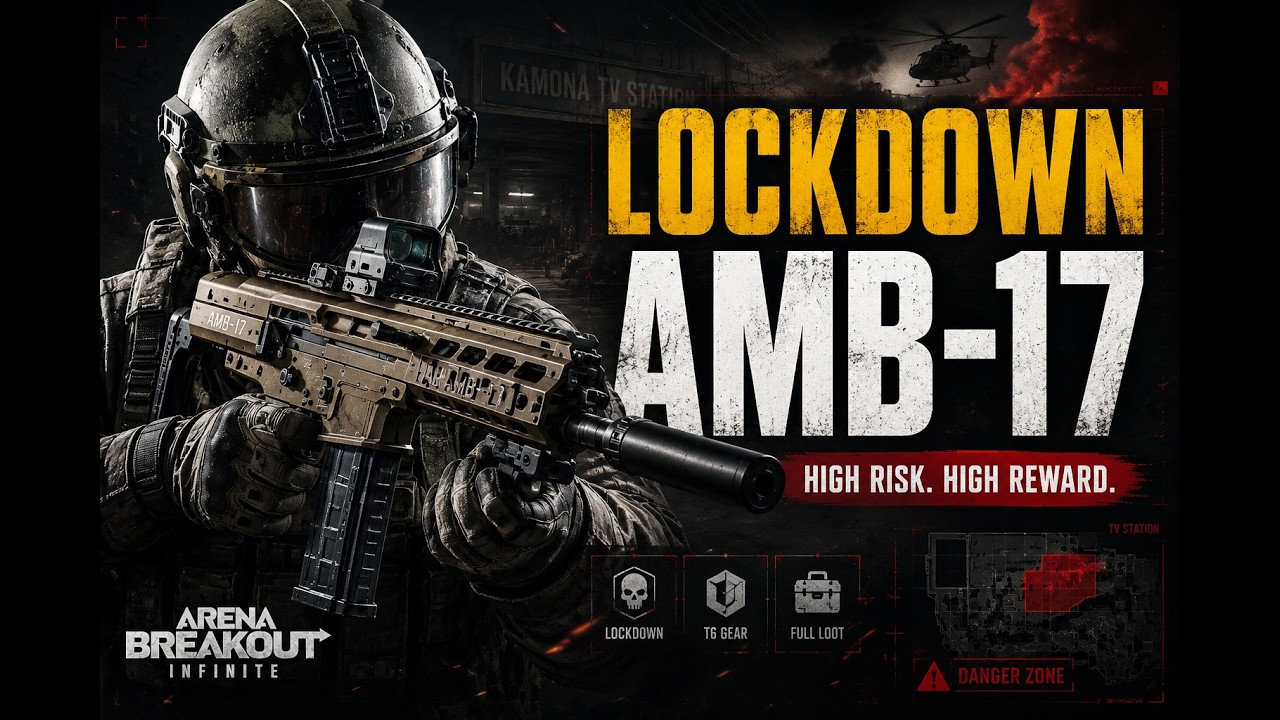 🔥 AMB-17 SHREDS in Lockdown Mode! | Arena Breakout Infinite