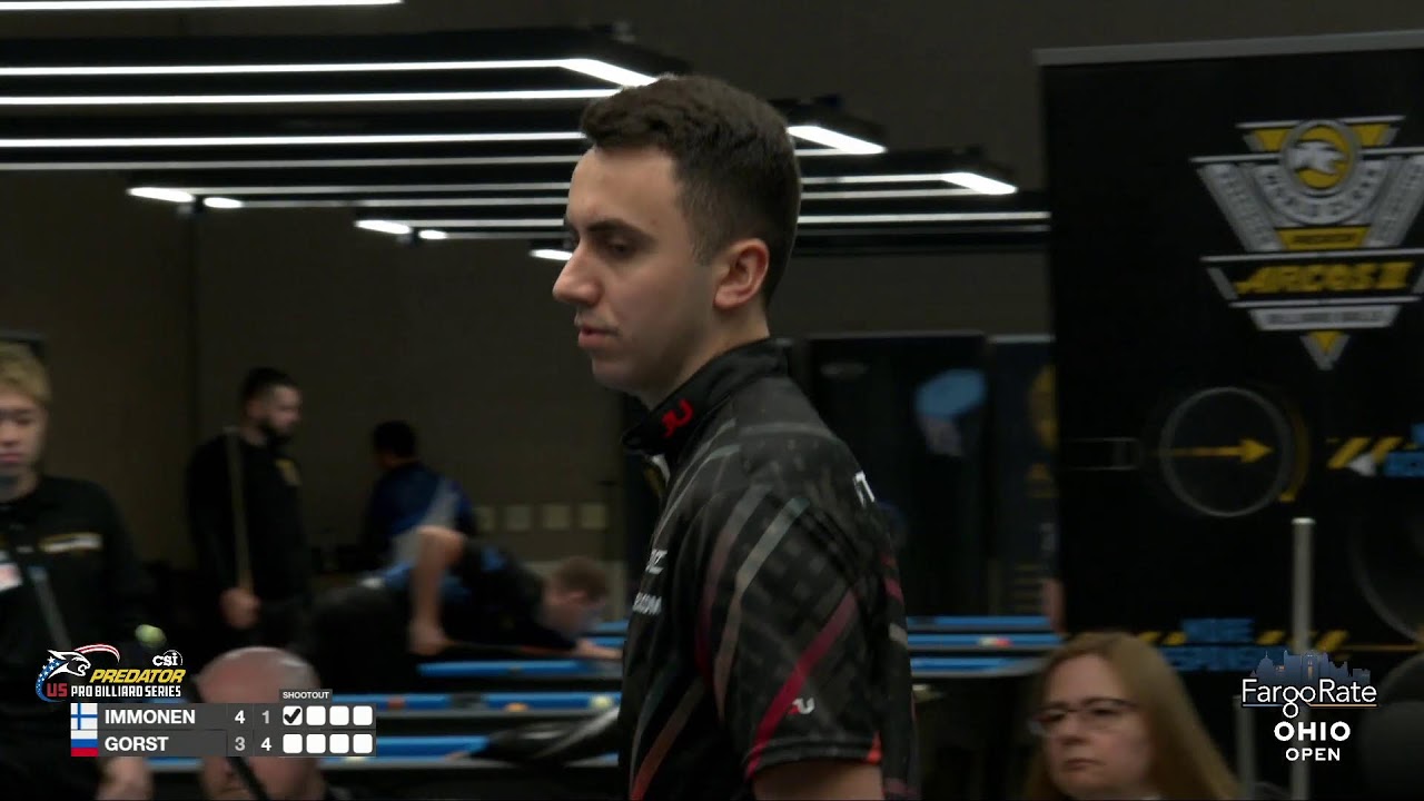 Mika Immonen vs. Fedor Gorst ▸ 2022 FargoRate Ohio Open ▸ Predator Pro Billiard Series