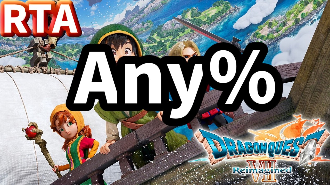 【Day1】DQ7 Reimagined Any% RTA for Sub445