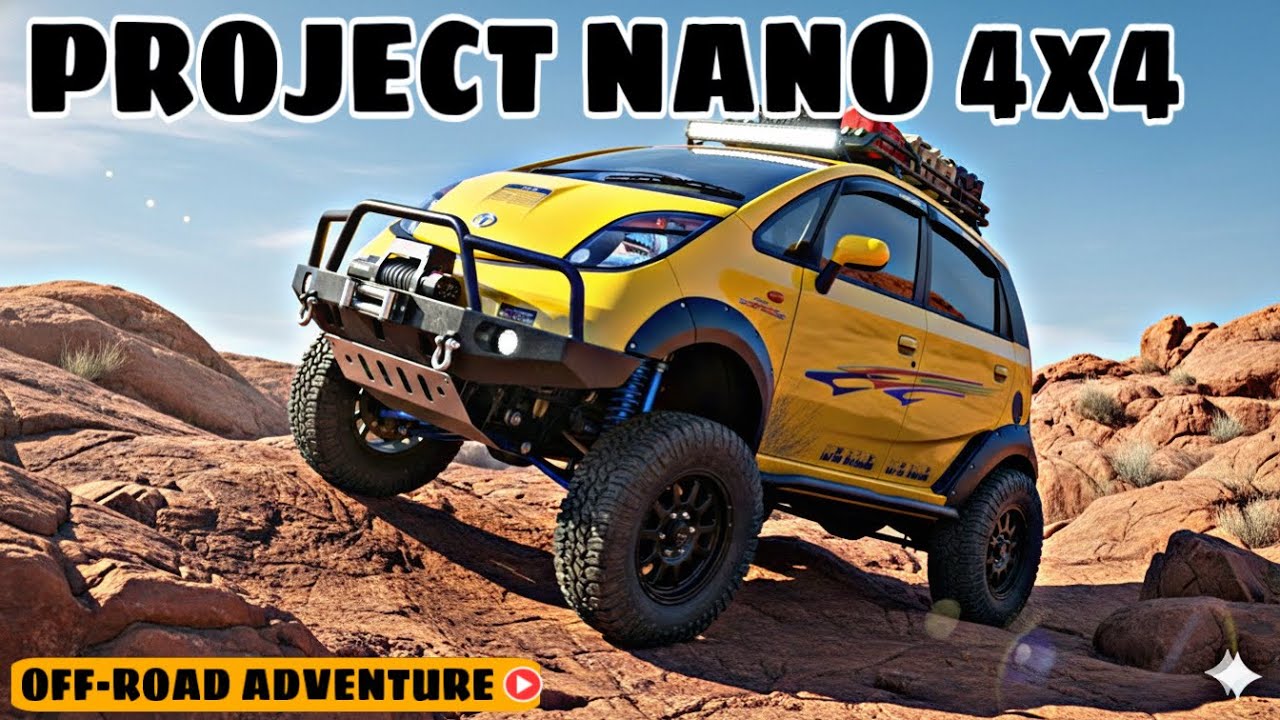 टाटा नैनो 4x4 ऑफ़रोडर || My dream project Tata nano 4x4 @4WHEELAUTOMOBILES 