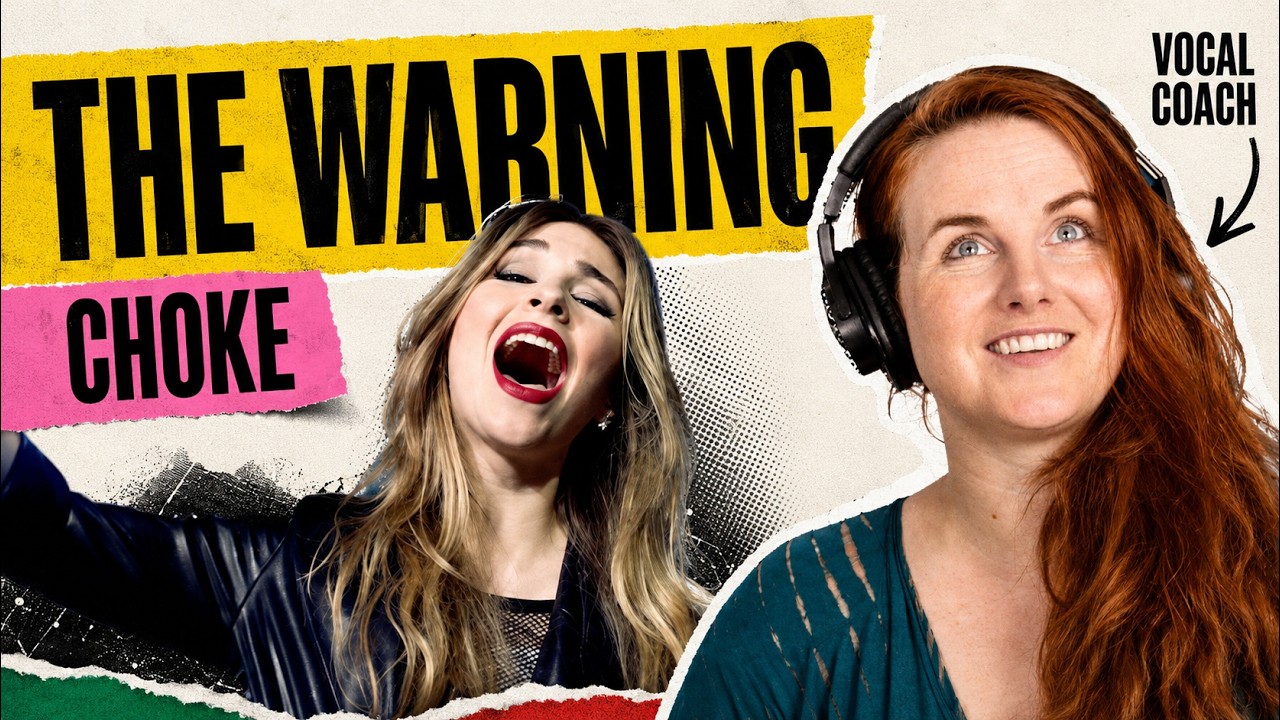 Vocal Coach reacts to The Warning - CHOKE