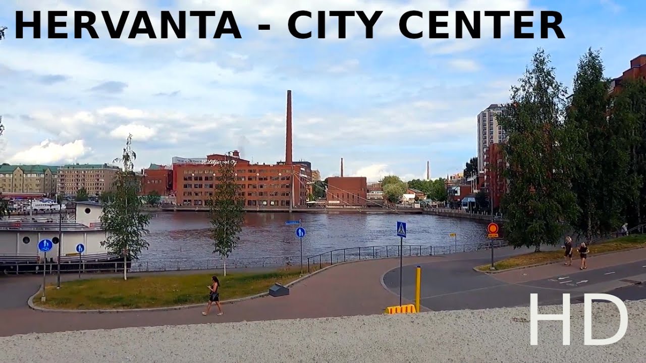 Slow TV Cyclist's paradise - Cycling Tour from Hervanta to Tampere city center (Ratina) HD 60fps