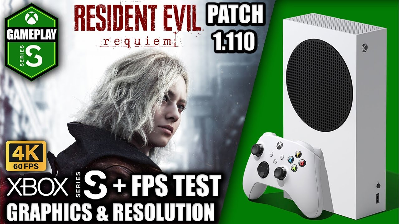 Resident Evil Requiem: Patch 1.110 - Xbox Series S Gameplay + FPS Test