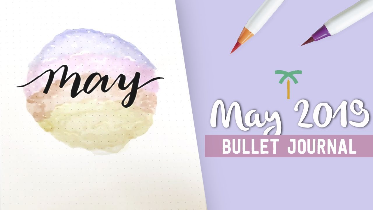 PLAN WITH ME - May 2019 Bullet Journal Setup + NEW GIVEAWAY | Stationery Island