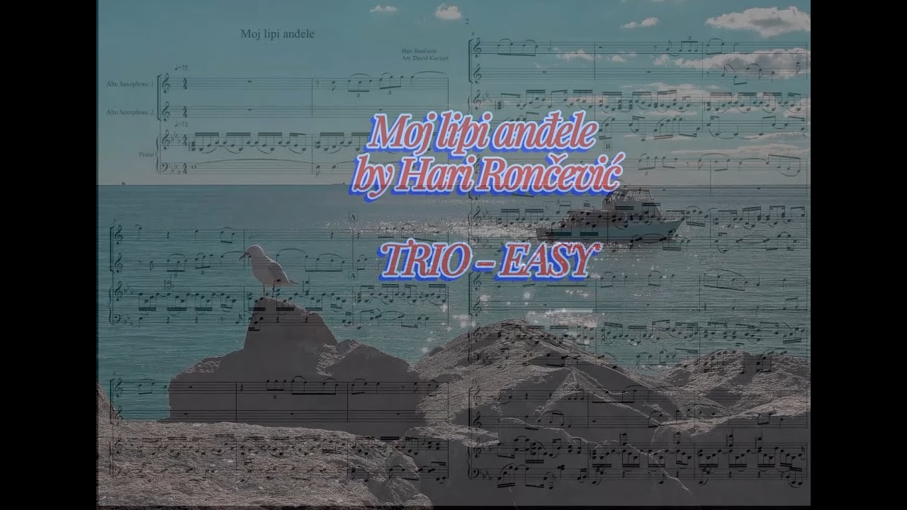 Moj lipi anđele by Hari Rončević TRIO - EASY