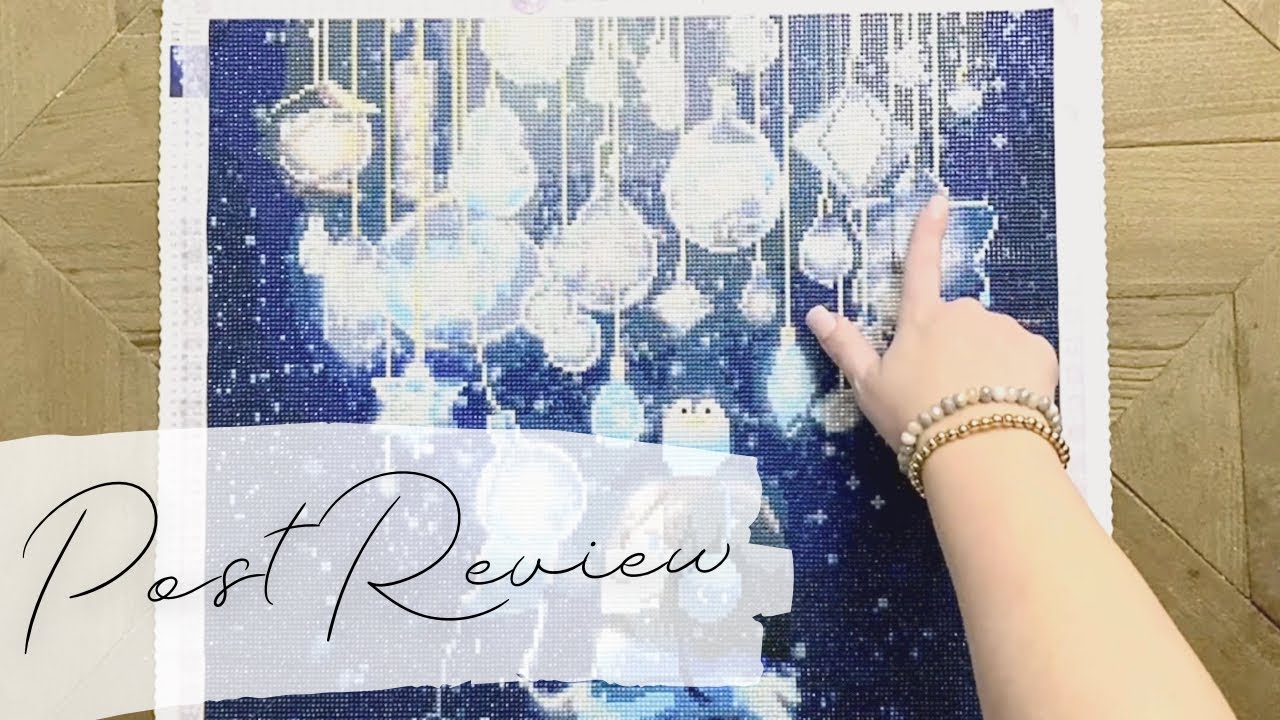 Post Review: An adorable wintery finish of an Enabler’s Outpost diamond painting kit