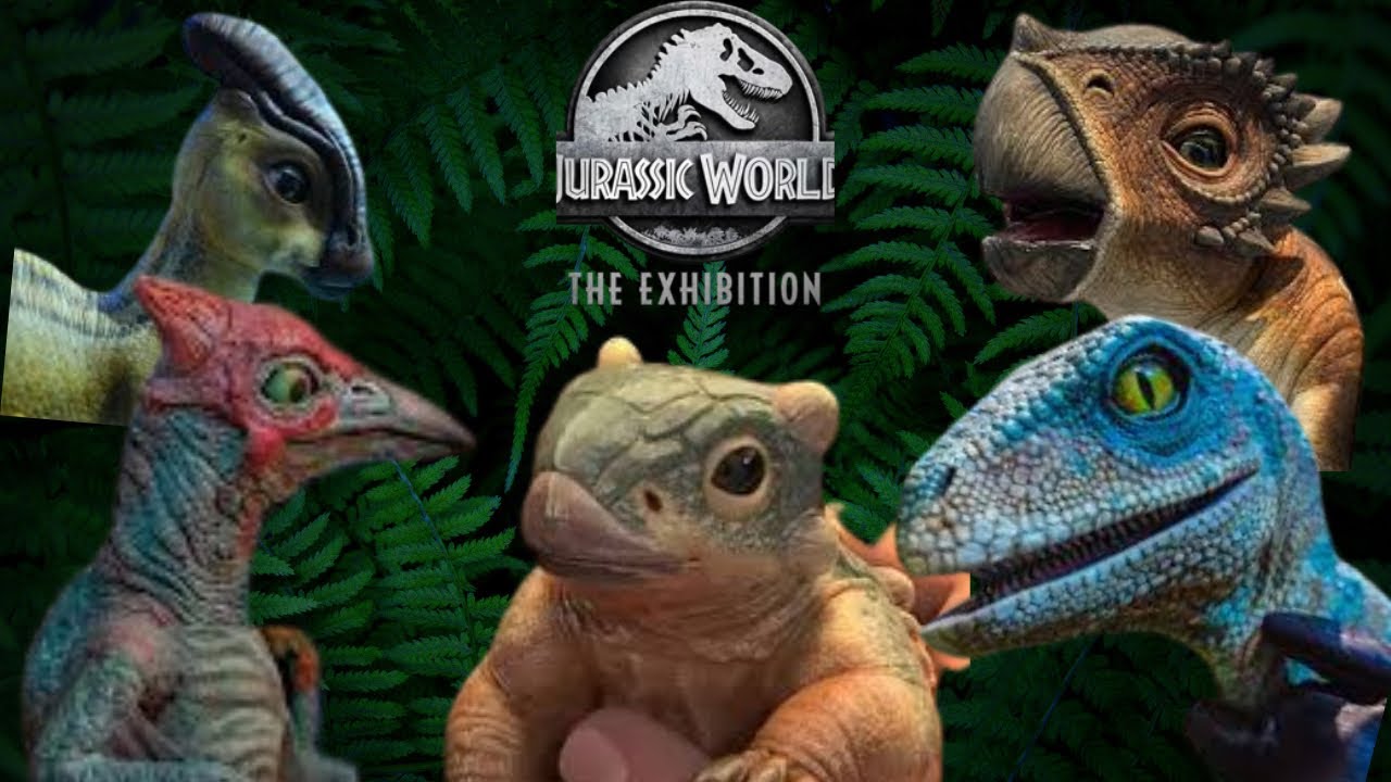 BABY DINOSAURS - Jurassic World The Experience Exhibition Manchester