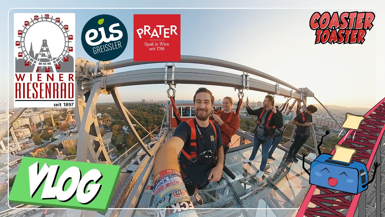 Auf einer Glasplattform &uuml;ber den D&auml;chern Wiens! - Eis Greissler + Wiener Riesenrad + Prater | Vlog