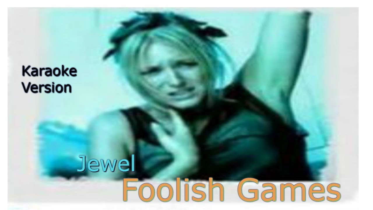Foolish Games | Jewel | Karaoke Version | Faith IBC TV