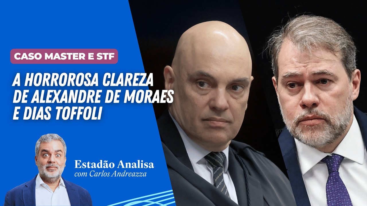 A horrorosa clareza de Alexandre de Moraes e Dias Toffoli | Estadão Analisa