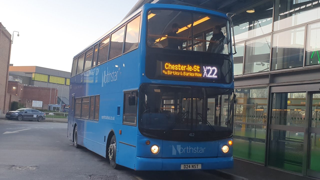 Beasty: 412/D24 NST (SP04 DCF) Northstar Bus And Coach Dennis Trident 2 ALX400 On The X43