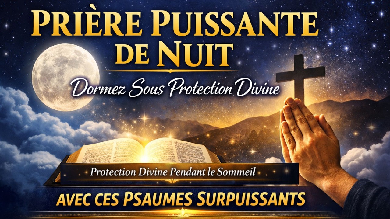 Prière Puissante de Nuit – Dormez Sous Protection Divine avec Ces Psaumes Surpuissants