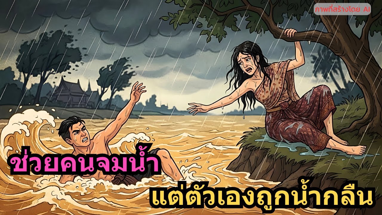 ชายหนุ่มจมน้ำเชี่ยวเพราะช่วยคน—มือเย็นเฉียบของใครบางคนดึงเขาขึ้น ทิ้งตราประทับพันปีบนอกซ้าย