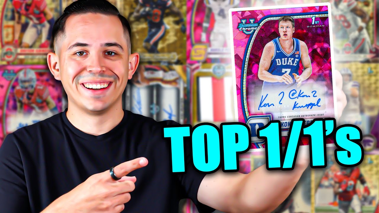My Top 50 1/1's In My Sports Card Collection! 😱