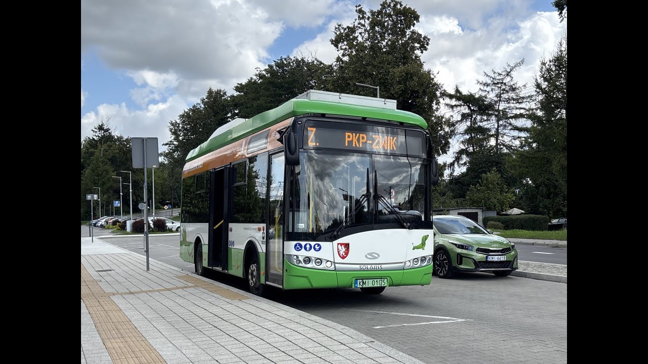 Solaris Urbino 8.9LE electric III #KMI 01G5 ZWiK Miech&oacute;w linia 1 kierunek PKP
