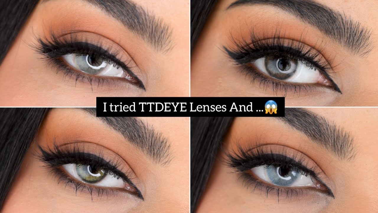 TTDEYE coloured eye lens Try on & Honest review | Natural Best Looking Contacts for Indian Skin tone