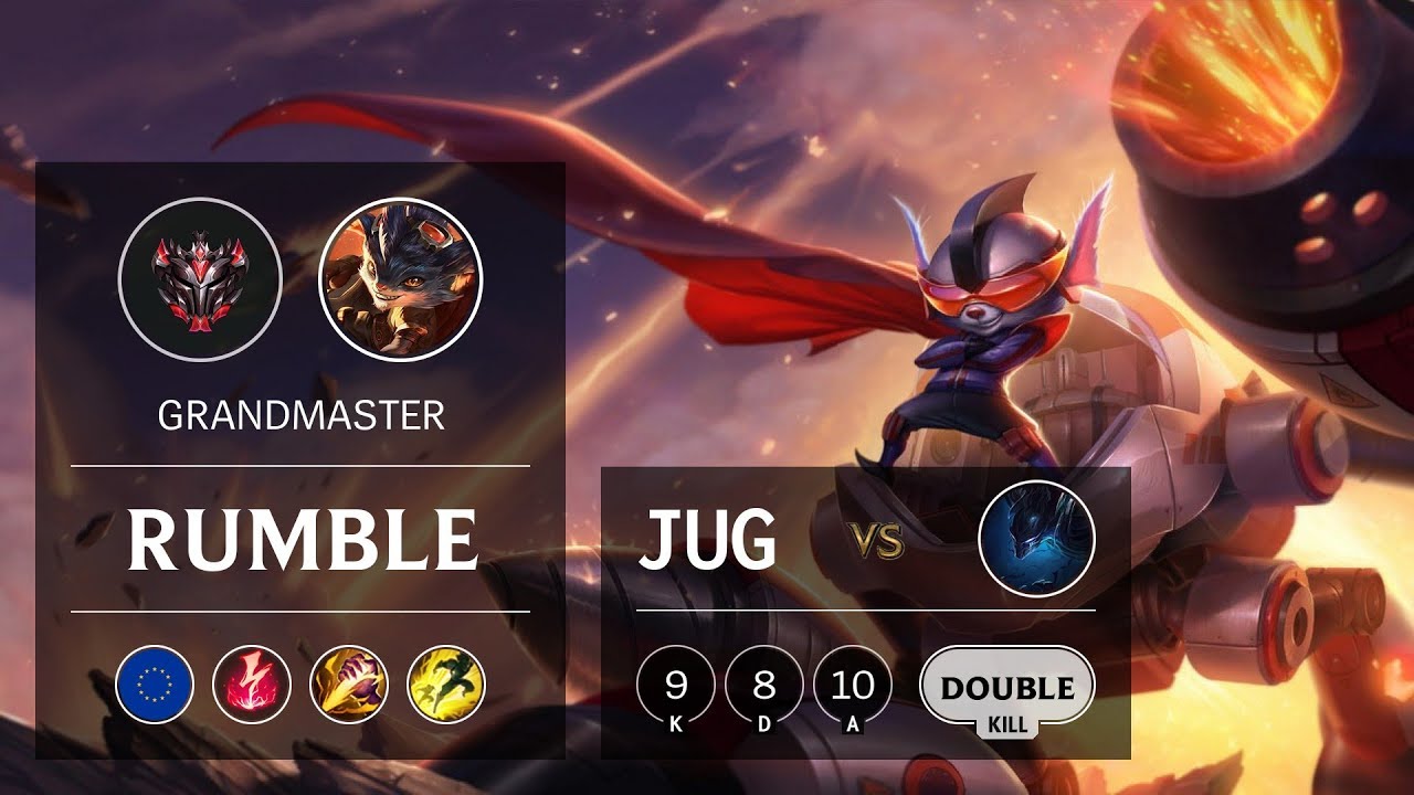 Rumble Jungle vs Nocturne - EUW Grandmaster Patch 10.1