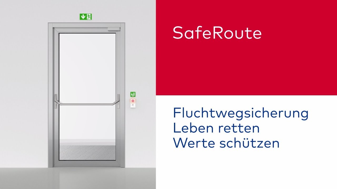 Effiziente Fluchtwegsicherung? dormakaba SafeRoute