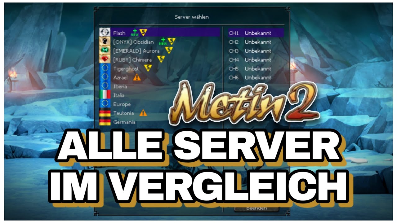 Metin2 DE 2025 Welcher Server passt zu DIR ? Vor- und Nachteile