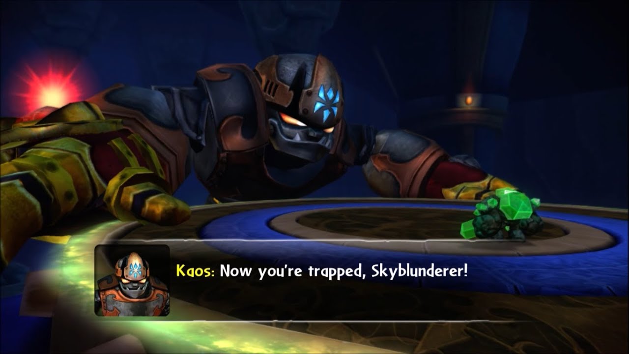 Skylanders Giants Kaos Boss Battle with Prism Break