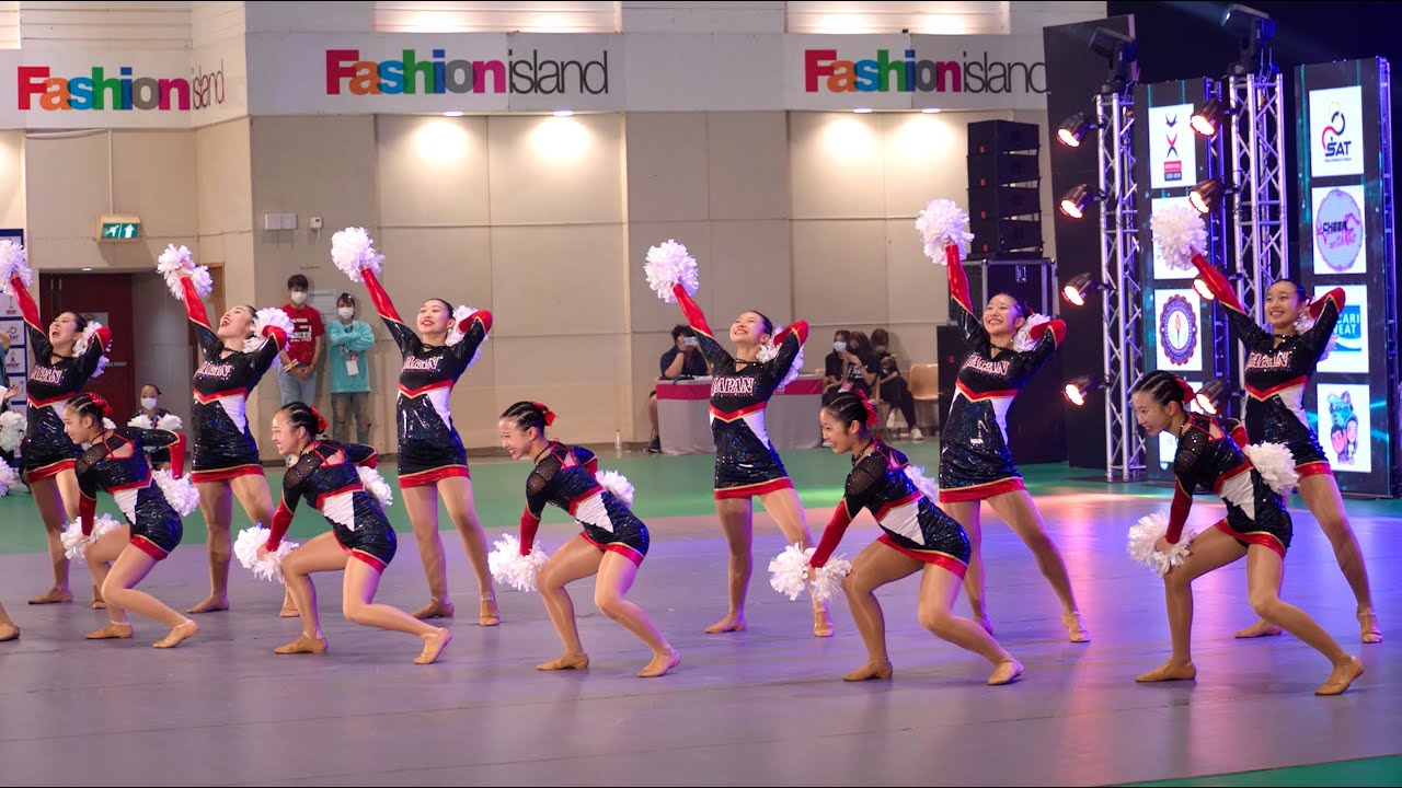 Team Japan (Pom) - ICU ASIAN CHEERLEADING CHAMPIONSHIPS 2022 @ Fashion Island [4KHDR]