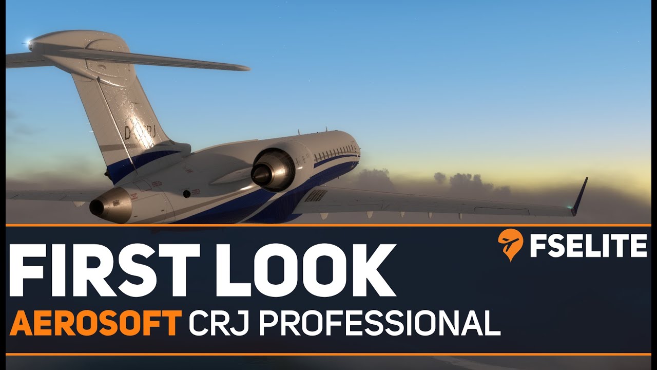 Aerosoft CRJ Professional: The FSElite First Look
