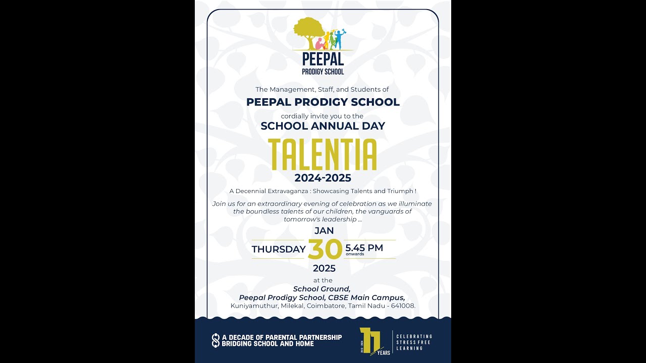 PEEPAL PRODIGY SCHOOL  - TALENTIA 2024-25