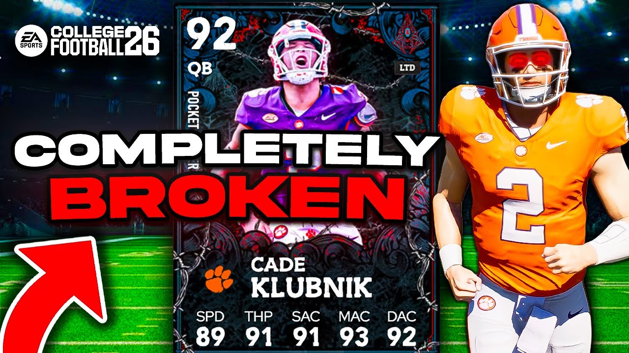 Using *NEW* Cade Klubnik in CUT Ranked! EA College Football 26