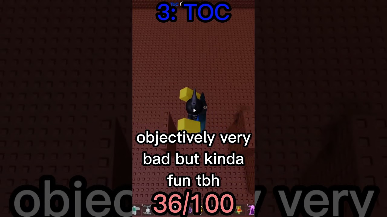 THE 5 WORST TOWERS OF EACH AREA IMO - RING 3 #shorts #roblox #etoh #jtoh