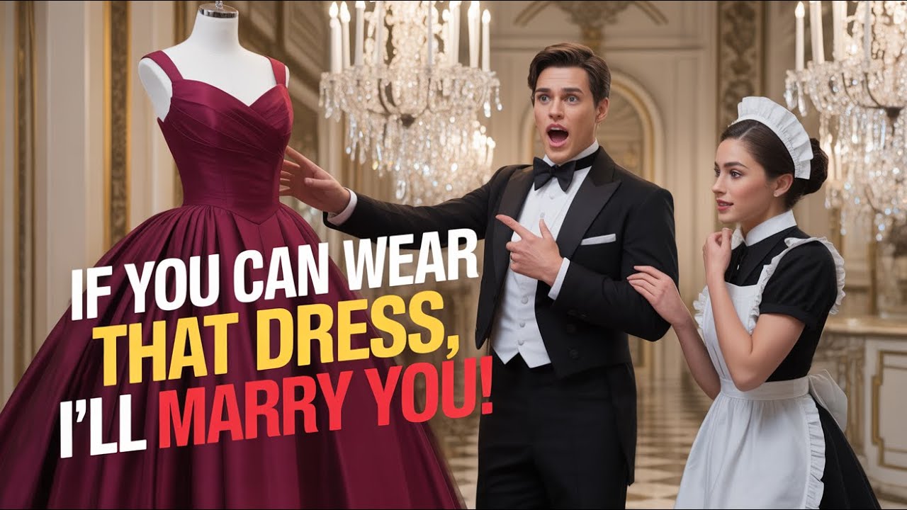 If You Can Wear That Dress, I'll Marry You! Millionaire's Unbelievable Reaction