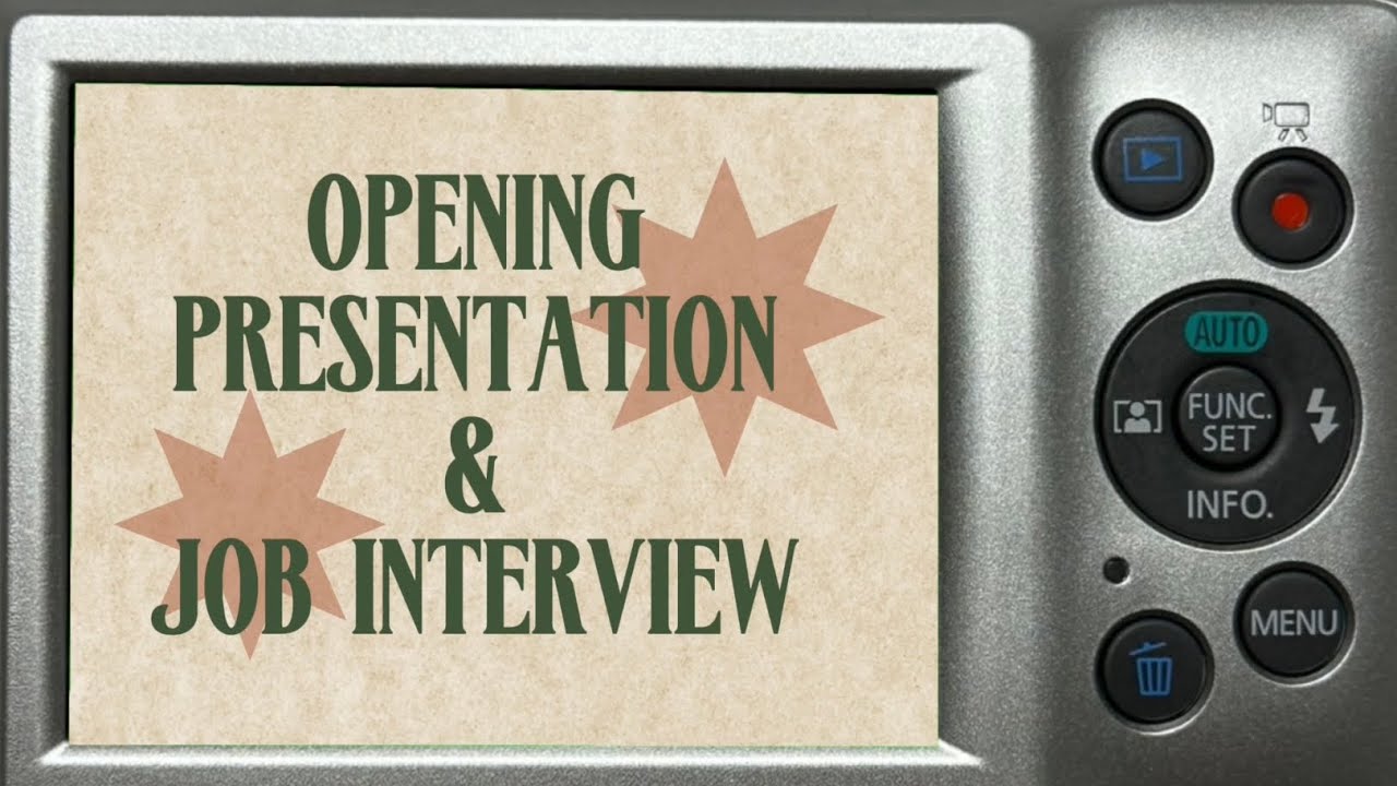 Project UAS English For Business (Opening Presentation & Job Interview)￼