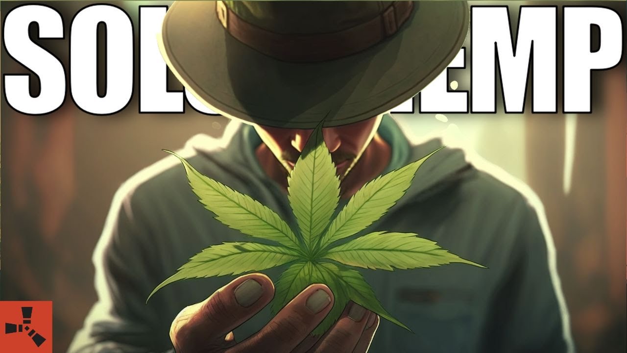 I built a COZY HEMP FARM that no one could see - Solo Rust