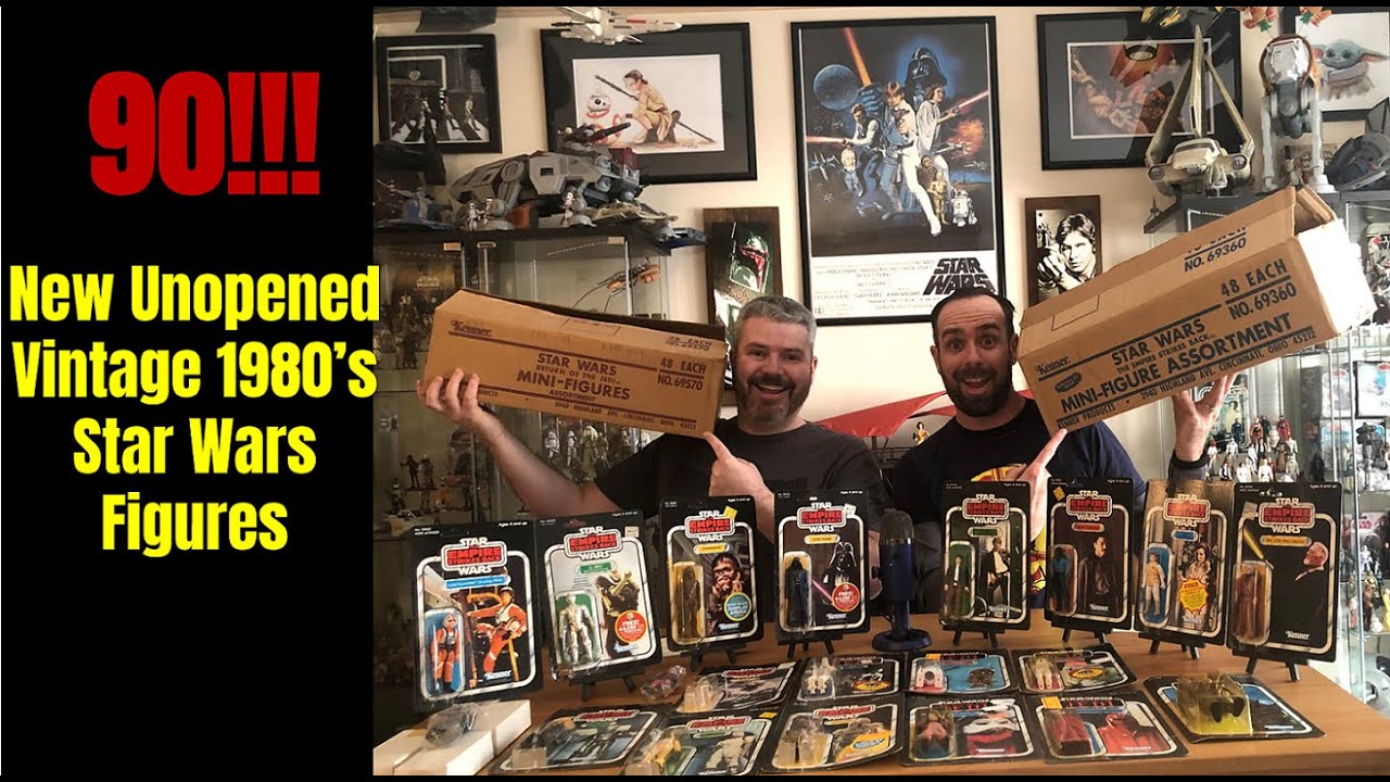 90 BRAND NEW Vintage 1980s Star Wars Figures Found in the '80s Toy House Lets Check em Out.