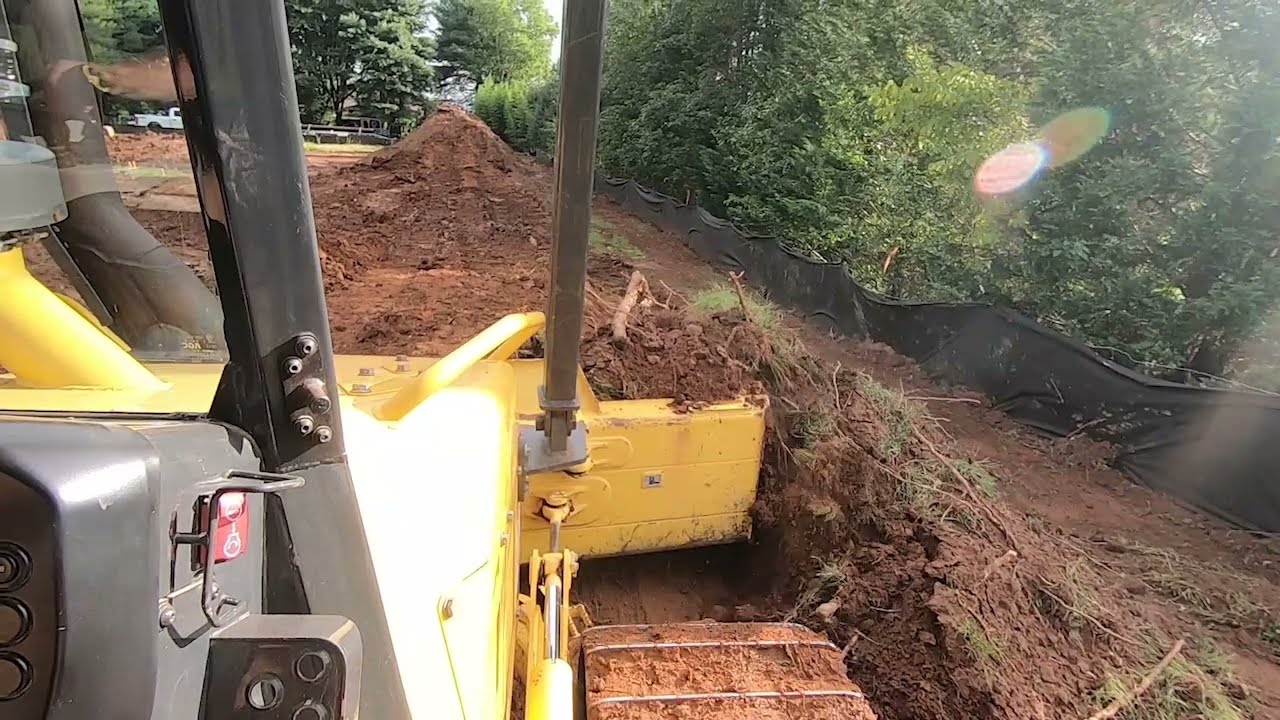 Building a parking lot, building pad, and detention pond for a new dental office  Part 1