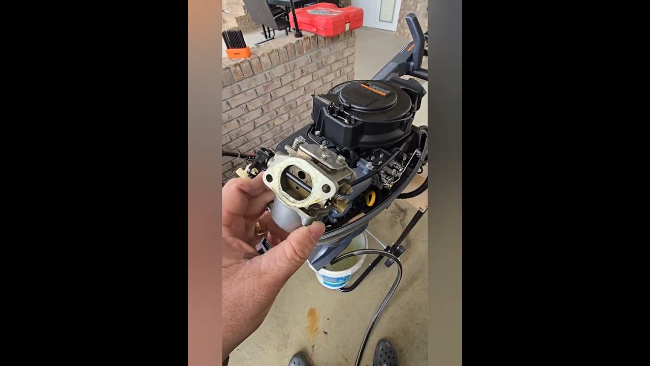 Yamaha 6hp / 8hp to 9.9hp Carburetor  Conversition Replacement w/ Tachometer installation 