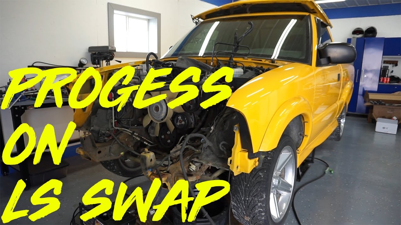 LS Swap S10 progress! Remove Core Support and update on 5.3 LS